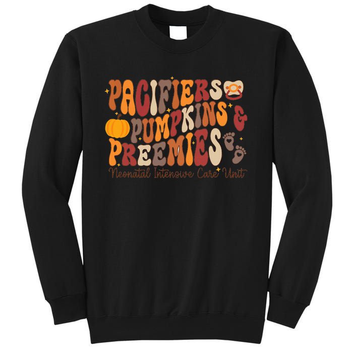 Pacifiers Pumpkins Preemies Thanksgiving Nicu Nurse Tall Sweatshirt