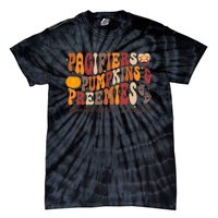 Pacifiers Pumpkins Preemies Thanksgiving Nicu Nurse Tie-Dye T-Shirt