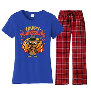 Pugkin Pug Pumpkin Halloween Thanksgiving Dog Women's Flannel Pajama Set