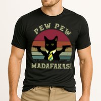 Peww Pew Pew Peww Madafakas Vintage Cat Lover Performance Shirt