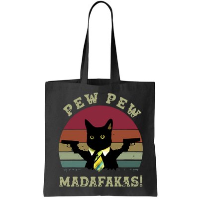 Peww Pew Pew Peww Madafakas Vintage Cat Lover Bag