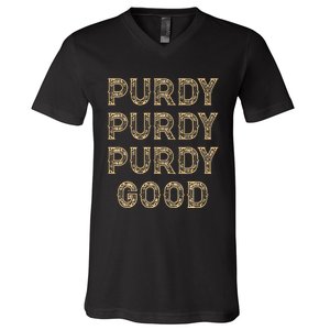 Purdy Purdy Purdy Good Meme V-Neck T-Shirt