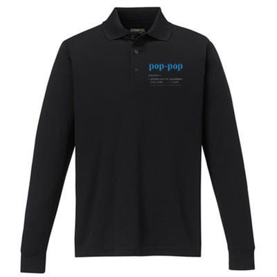 POP POP Performance Long Sleeve Polo