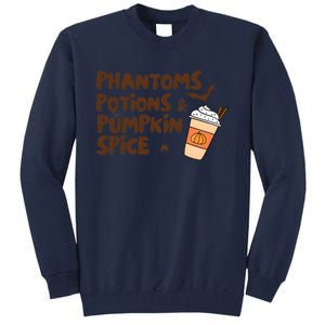 Phantoms Potions Pumpkin Spice Cute Halloween Drink Pumpkin Tall Sweatshirt