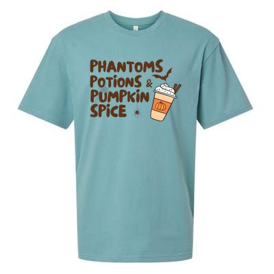 Phantoms Potions Pumpkin Spice Cute Halloween Drink Pumpkin Sueded Cloud Jersey T-Shirt