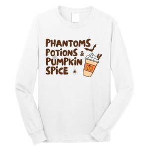 Phantoms Potions Pumpkin Spice Cute Halloween Drink Pumpkin Long Sleeve Shirt