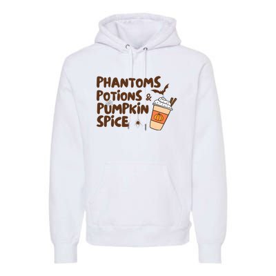 Phantoms Potions Pumpkin Spice Cute Halloween Drink Pumpkin Premium Hoodie