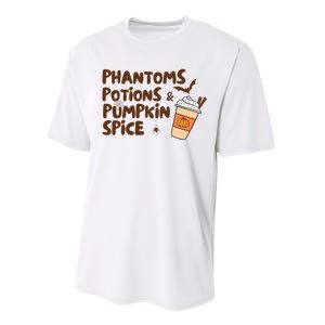 Phantoms Potions Pumpkin Spice Cute Halloween Drink Pumpkin Performance Sprint T-Shirt