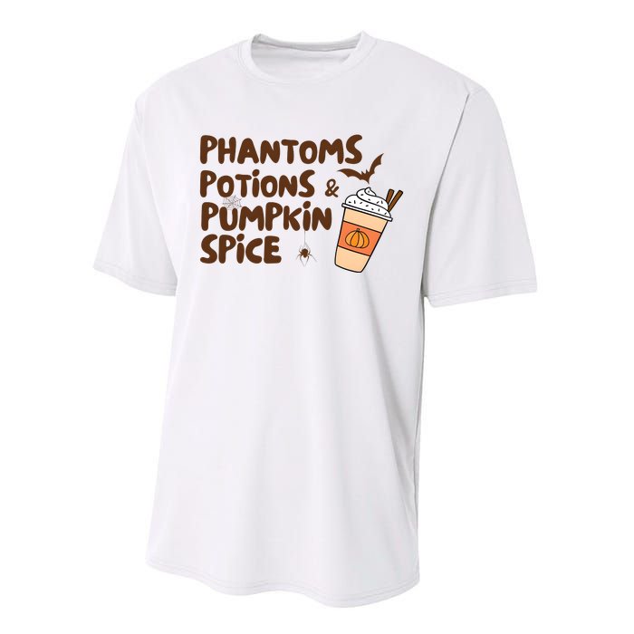 Phantoms Potions Pumpkin Spice Cute Halloween Drink Pumpkin Performance Sprint T-Shirt