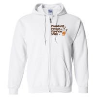 Phantoms Potions Pumpkin Spice Cute Halloween Drink Pumpkin Full Zip Hoodie