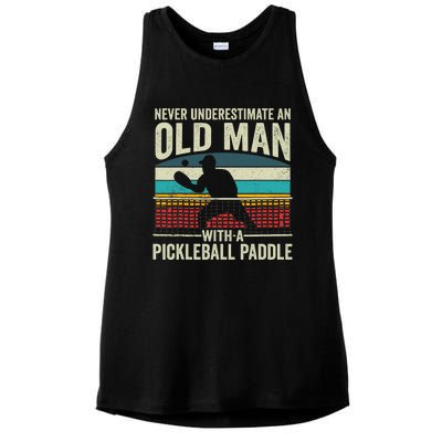 Pickleball Paddle Pickle Ball Player Ladies PosiCharge Tri-Blend Wicking Tank