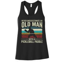 Pickleball Paddle Pickle Ball Player Women's Racerback Tank