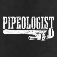 Plumber Pipeologist Plumbing Funny Plumber 7 Panel Mesh Trucker Snapback Hat