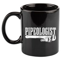 Plumber Pipeologist Plumbing Funny Plumber 11oz C Handle Ceramic Mug