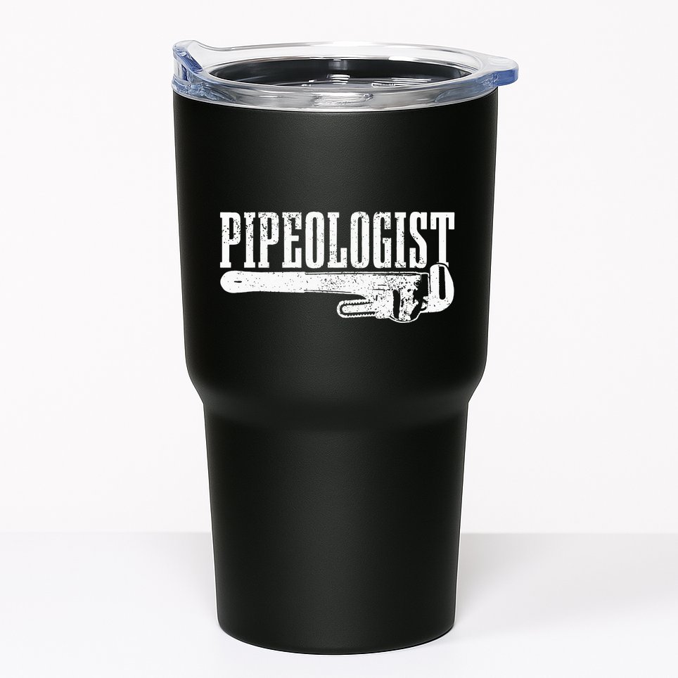 Plumber Pipeologist Plumbing Funny Plumber Tumbler