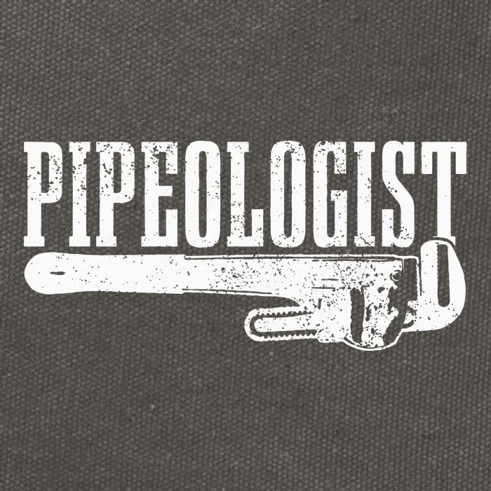 Plumber Pipeologist Plumbing Funny Plumber Cotton Canvas Backpack