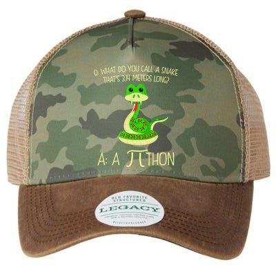 Python Pithon Pi Symbol Funny Math Teacher Legacy Tie Dye Trucker Hat