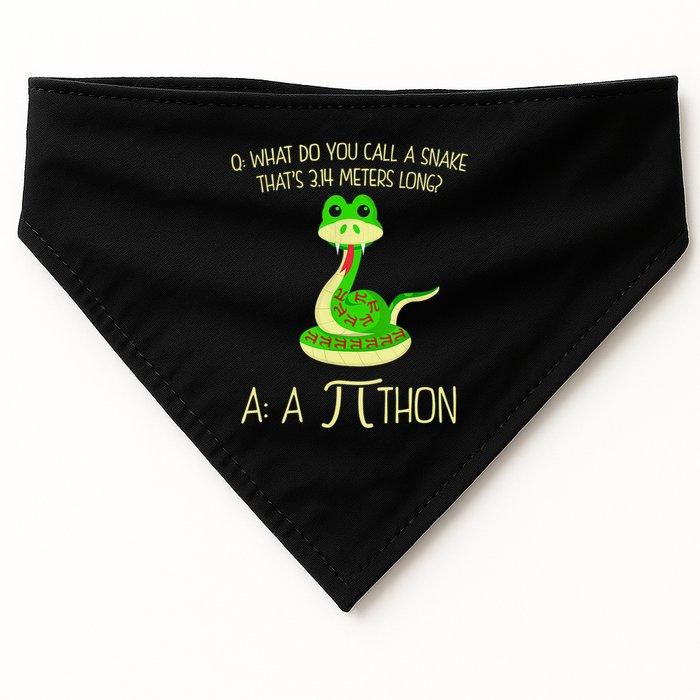 Python Pithon Pi Symbol Funny Math Teacher USA-Made Doggie Bandana