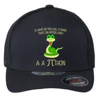 Python Pithon Pi Symbol Funny Math Teacher Flexfit Unipanel Trucker Cap