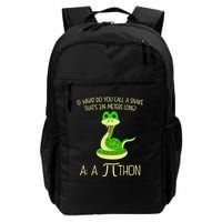 Python Pithon Pi Symbol Funny Math Teacher Backpack