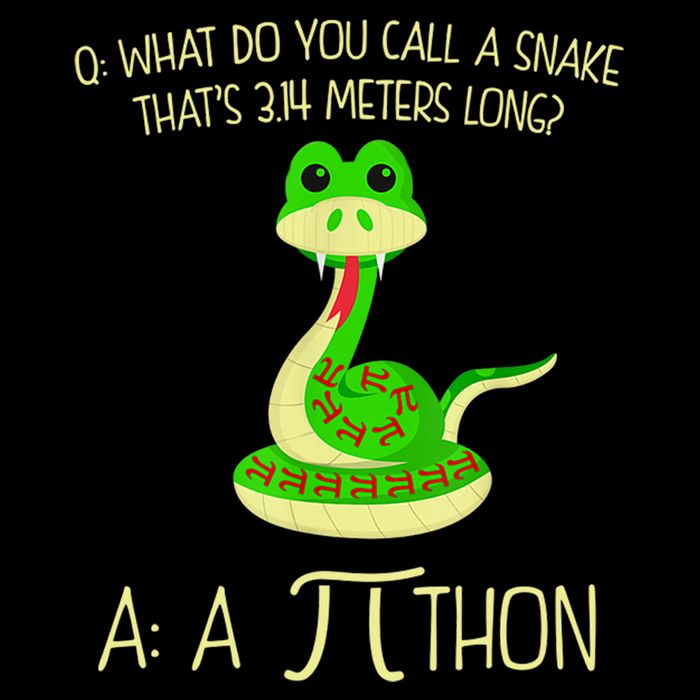 Python Pithon Pi Symbol Funny Math Teacher 7-Panel Snapback Hat