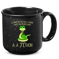 Python Pithon Pi Symbol Funny Math Teacher 15oz Campfire Ceramic Mug