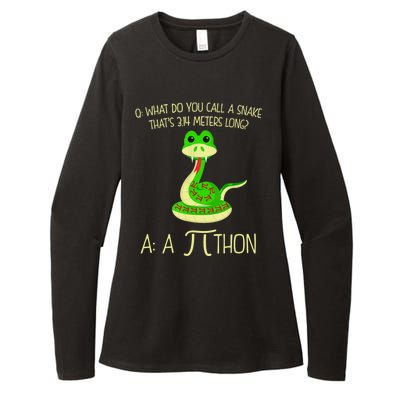 Python Pithon Pi Symbol Funny Math Teacher Womens CVC Long Sleeve Shirt