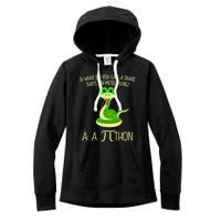 Python Pithon Pi Symbol Funny Math Teacher Women's Fleece Hoodie