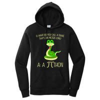 Python Pithon Pi Symbol Funny Math Teacher Women's Pullover Hoodie