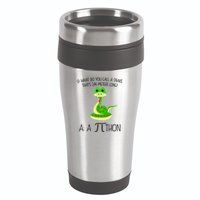 Python Pithon Pi Symbol Funny Math Teacher 16oz Travel Tumbler