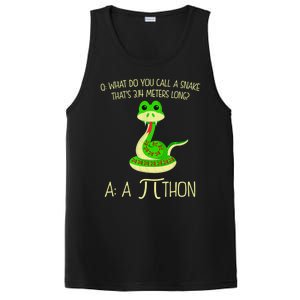 Python Pithon Pi Symbol Funny Math Teacher PosiCharge Competitor Tank