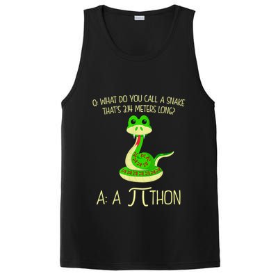 Python Pithon Pi Symbol Funny Math Teacher PosiCharge Competitor Tank