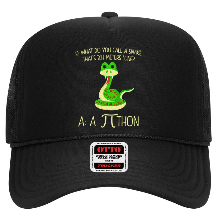 Python Pithon Pi Symbol Funny Math Teacher Trucker Hat