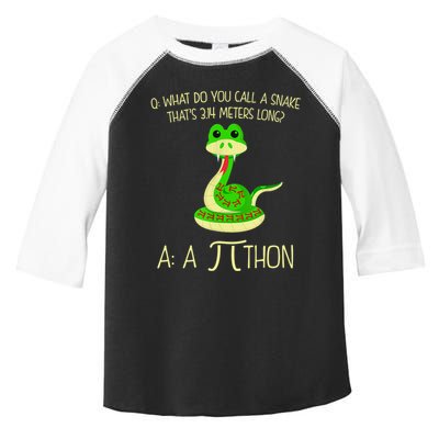 Python Pithon Pi Symbol Funny Math Teacher Toddler Fine Jersey T-Shirt