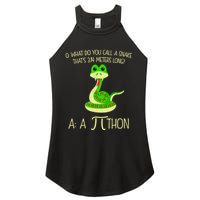 Python Pithon Pi Symbol Funny Math Teacher Women's Perfect Tri Rocker Tank