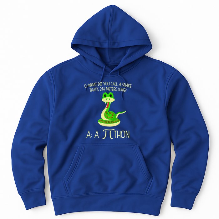 Python Pithon Pi Symbol Funny Math Teacher Hoodie