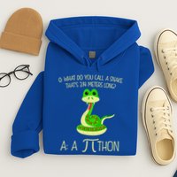 Python Pithon Pi Symbol Funny Math Teacher Hoodie