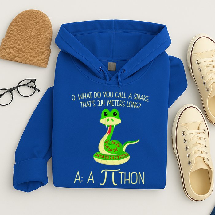 Python Pithon Pi Symbol Funny Math Teacher Hoodie