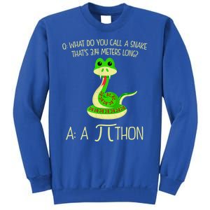 Python Pithon Pi Symbol Funny Math Teacher Sweatshirt