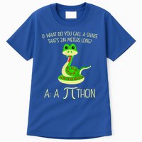 Python Pithon Pi Symbol Funny Math Teacher Tall T-Shirt