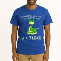 Python Pithon Pi Symbol Funny Math Teacher Tall T-Shirt