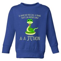 Python Pithon Pi Symbol Funny Math Teacher Toddler Sweatshirt