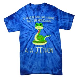 Python Pithon Pi Symbol Funny Math Teacher Tie-Dye T-Shirt