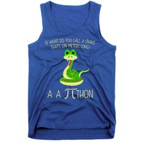 Python Pithon Pi Symbol Funny Math Teacher Tank Top