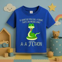 Python Pithon Pi Symbol Funny Math Teacher Toddler T-Shirt