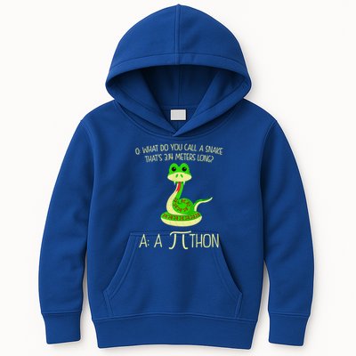 Python Pithon Pi Symbol Funny Math Teacher Kids Hoodie