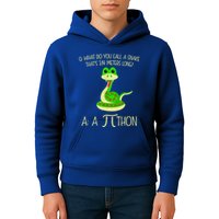 Python Pithon Pi Symbol Funny Math Teacher Kids Hoodie