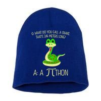 Python Pithon Pi Symbol Funny Math Teacher Short Acrylic Beanie