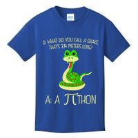 Python Pithon Pi Symbol Funny Math Teacher Kids T-Shirt