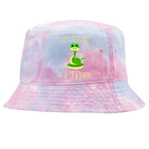 Python Pithon Pi Symbol Funny Math Teacher Tie-Dyed Bucket Hat